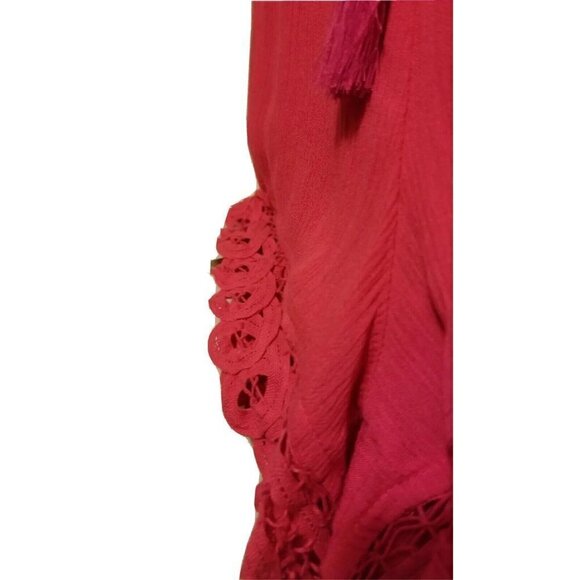 Altar'd State Pink Romper Bohemian Wide Bell Sleeves NWT Size S - Picture 9 of 9